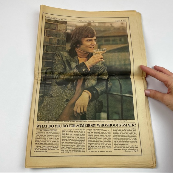 Vintage Rolling Stone Magazine J. Geils Malcom McDowell April 2, 1973 Music Art - Picture 4 of 4